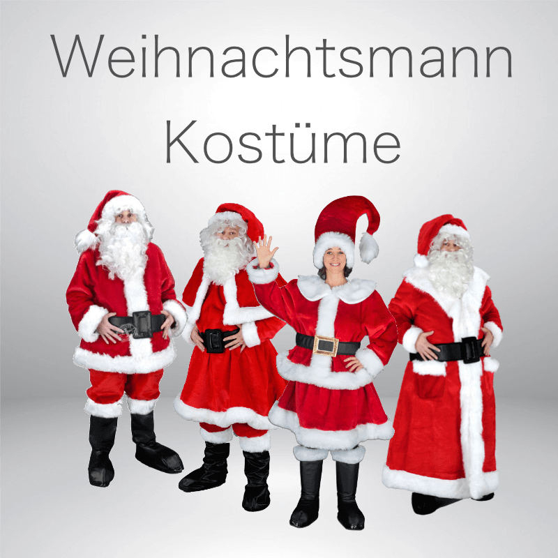 Weihnachtsmann Promotion Kostüme Lauffiguren günstig kaufen