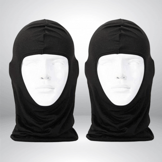2er Set Hygiene Maske / Haube "Ultra" (Schwarz)