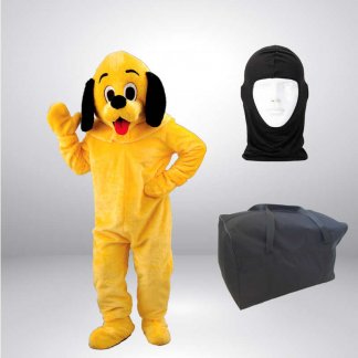 Set Angebot Hund (Gelb) + Hygiene Haube + Tasche L